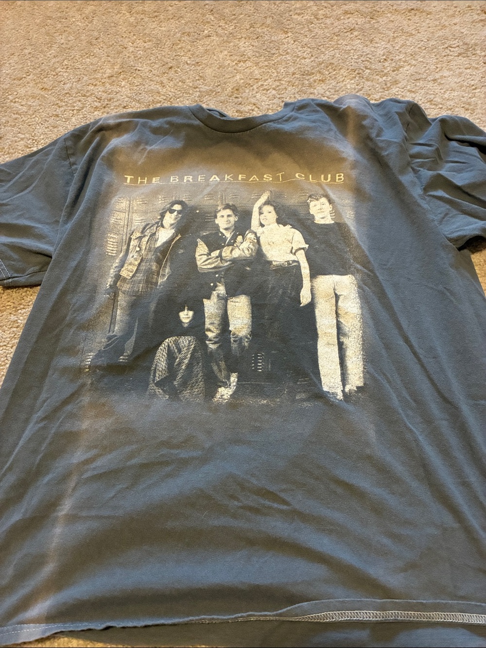 The Breakfast Club Graphic Tee - Men's Charcoal Movie Band Shirt